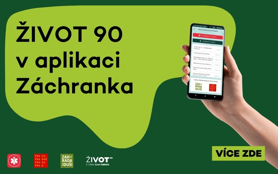 ŽIVOT 90 nově dostupný v aplikaci Záchranka