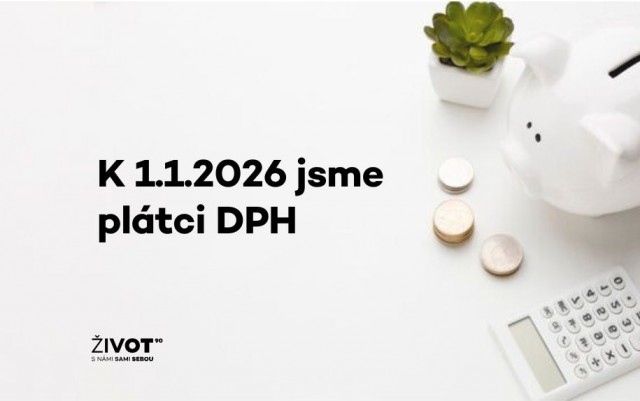 Od 1. ledna jsme plátci DPH – úprava cen služeb a programů
